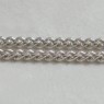 (ch1375)Groumet-type silver chain.